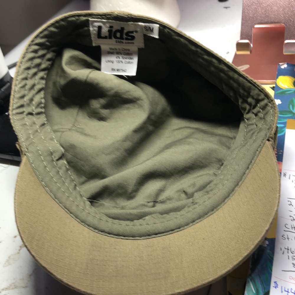 Women’s Olive Green Castro Cap Hat - Picture 4 of 5